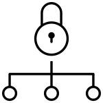 Locked Network 01 SVG Icon